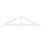 Ekena Millwork Pitch Artisan Architectural Grade PVC Gable Pediment, 48"W x 12"H x 1"P (6/12) GPP048X012X100ART - alternate 2